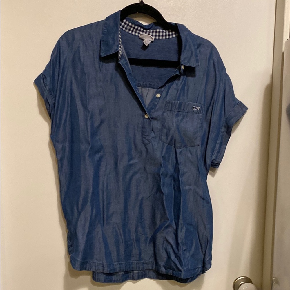 Women’s Blue Casual Shirt Vineyard Vines for Target